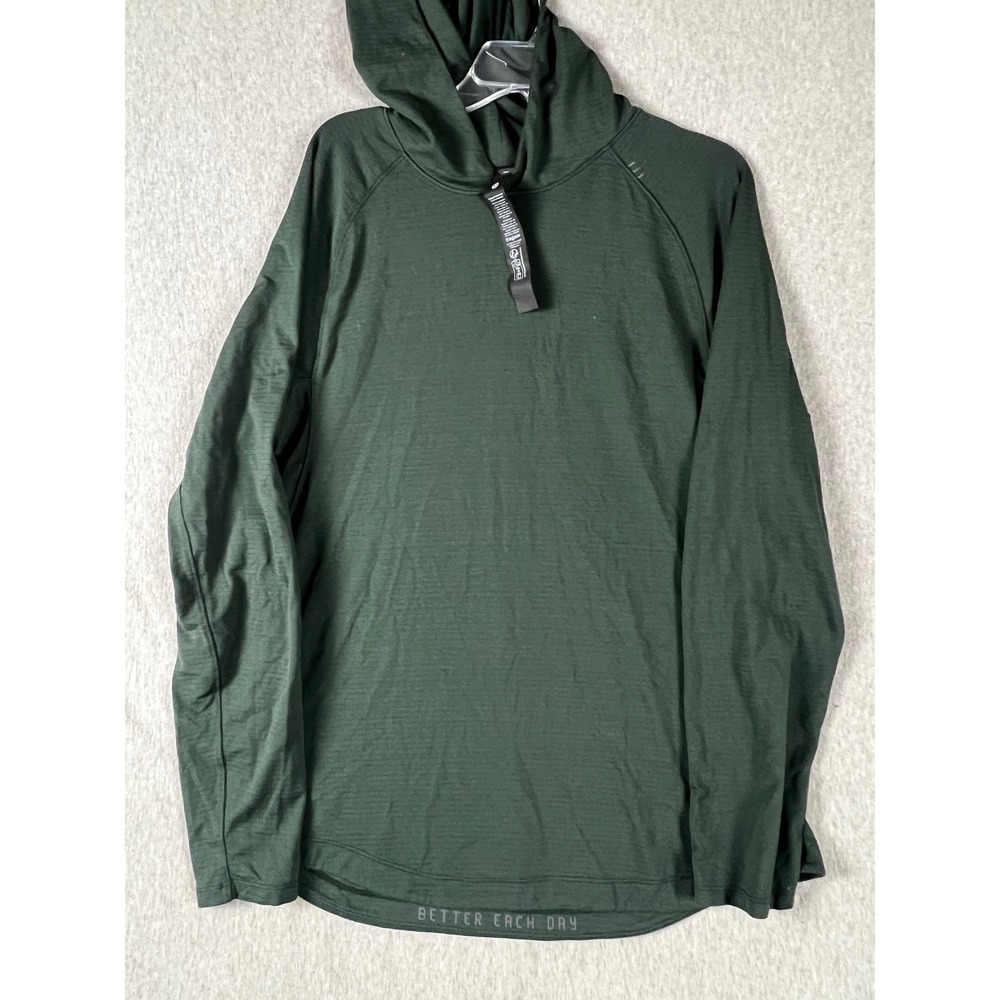 Lululemon License To Train Hoodie Men's S Green Lightweight Athletic Training